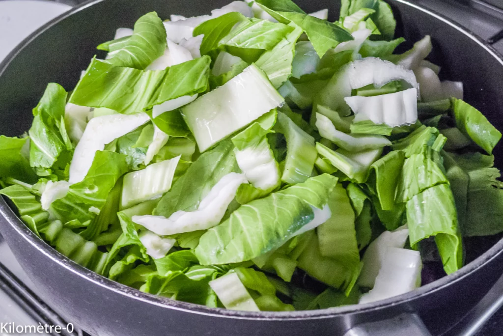 Boudins blancs au chou chinois - Étape 8