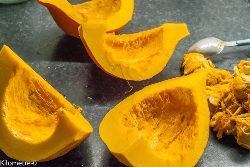 Pâtes, sauce au potimarron - Étape 2