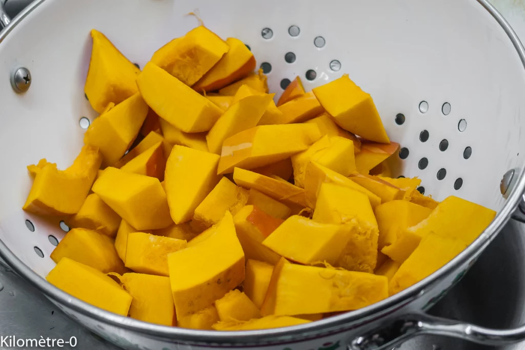 Pâtes, sauce au potimarron - Étape 3