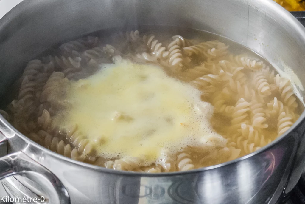 Pâtes, sauce au potimarron - Étape 10