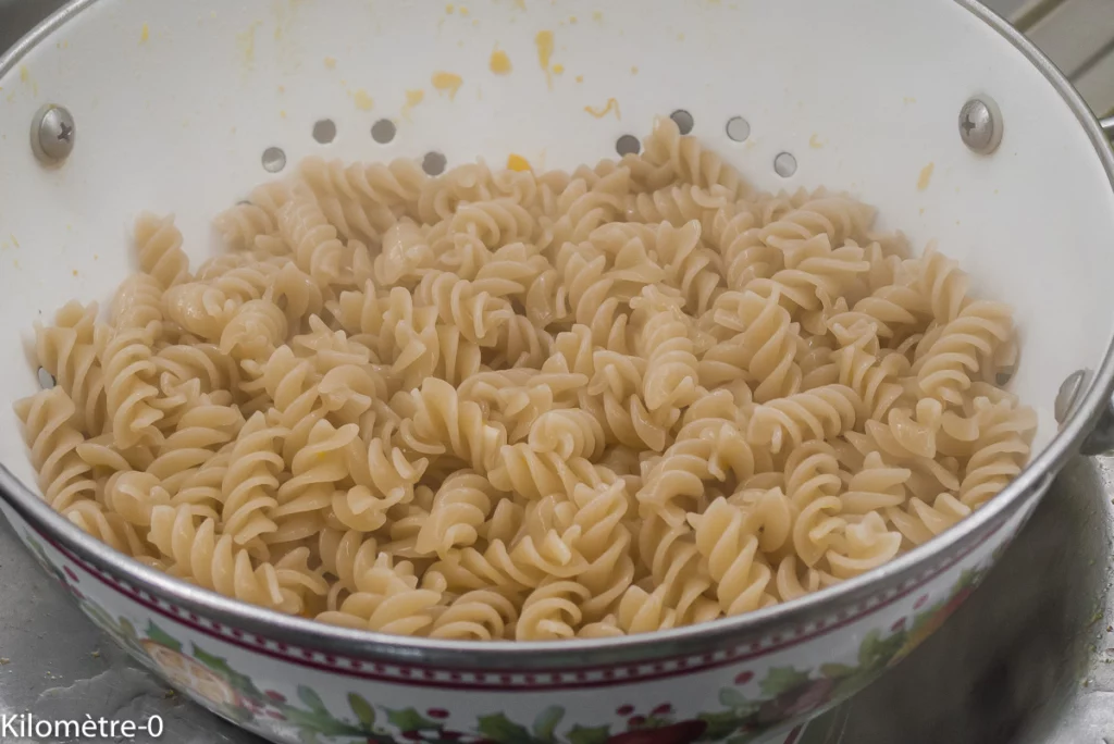 Pâtes, sauce au potimarron - Étape 13