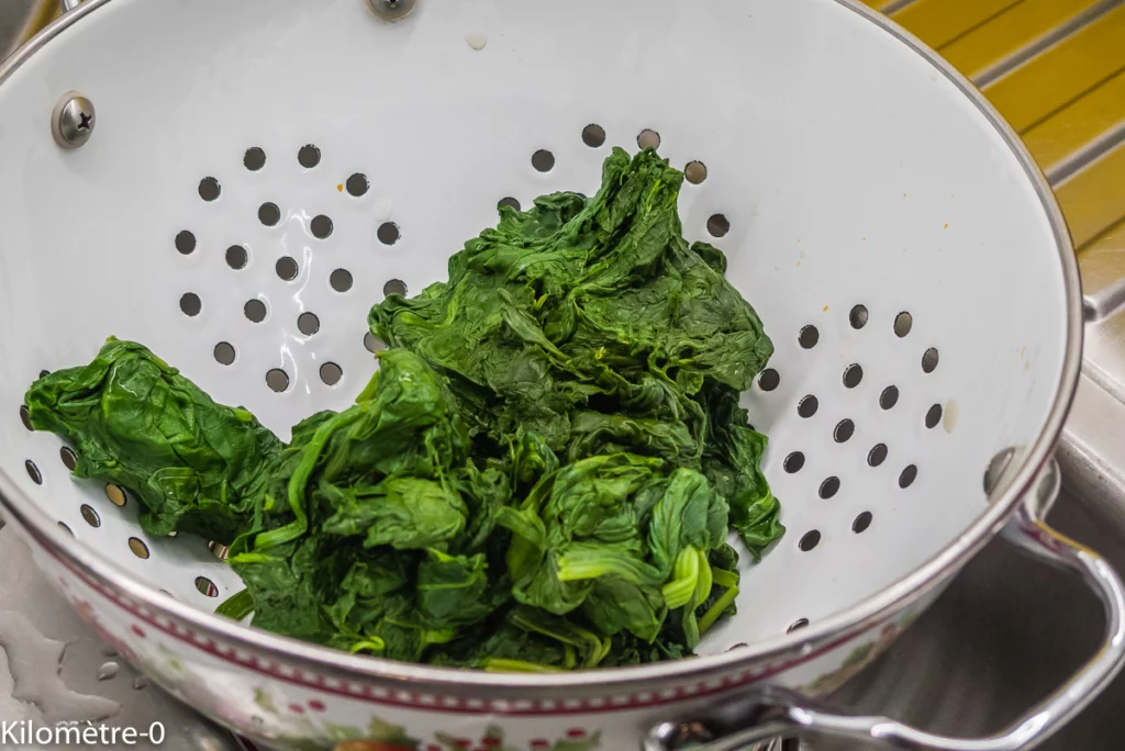 Quiche aux épinards - Étape 6