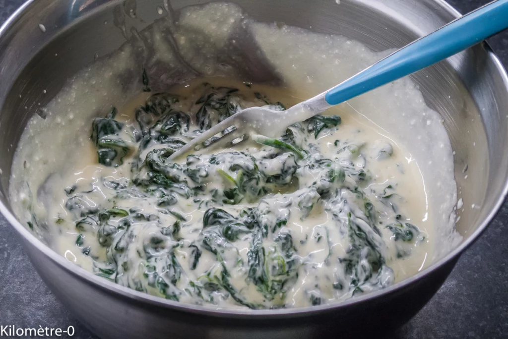 Quiche aux épinards - Étape 10