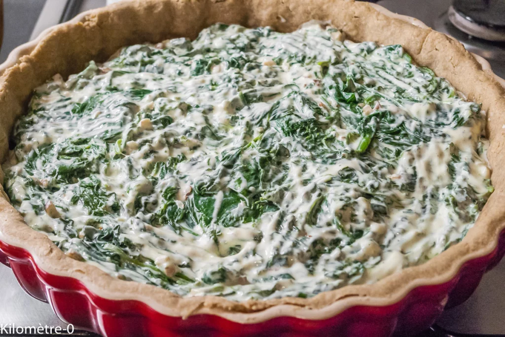 Quiche aux épinards - Étape 14