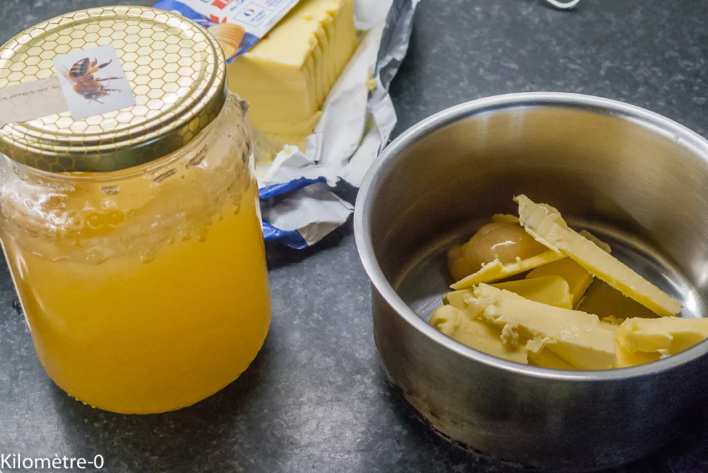 Lebkuchen, petits pains d&rsquo;épices allemands - Étape 1