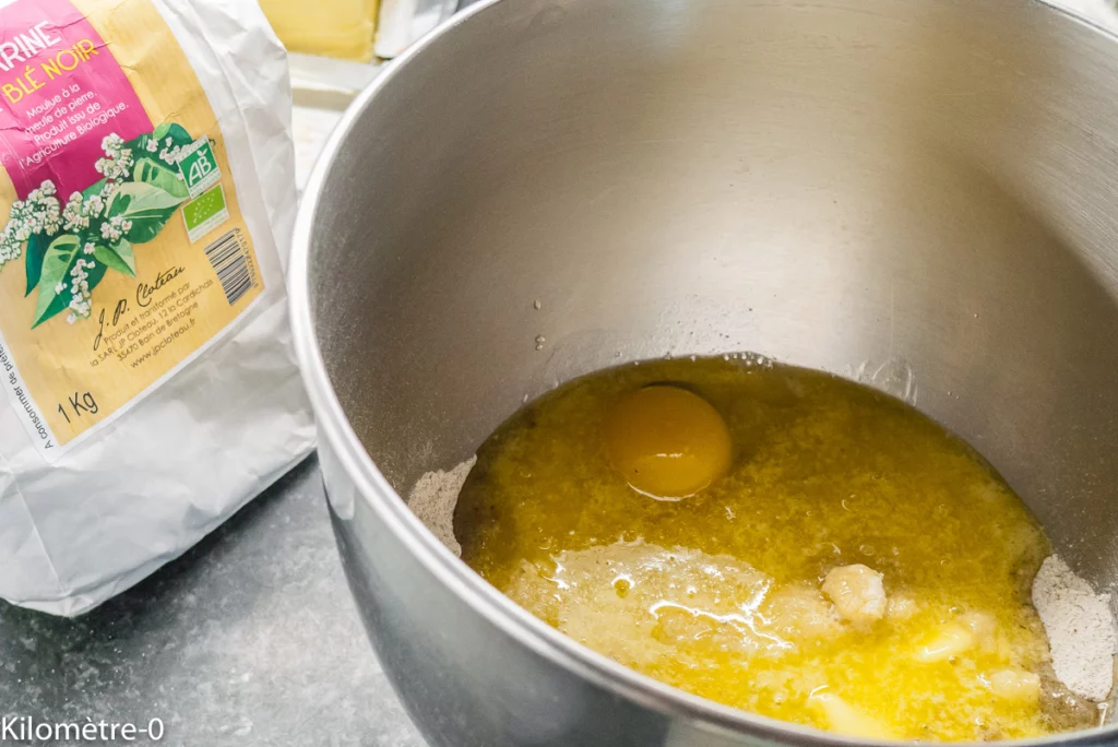 Sablés au sarrasin - Étape 1