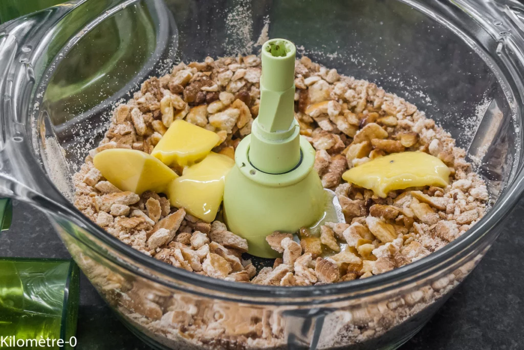 Cheesecake aux marrons et au chocolat - Étape 1