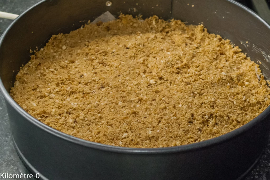 Cheesecake aux marrons et au chocolat - Étape 2