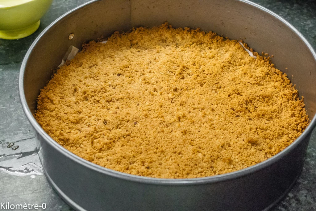 Cheesecake aux marrons et au chocolat - Étape 3