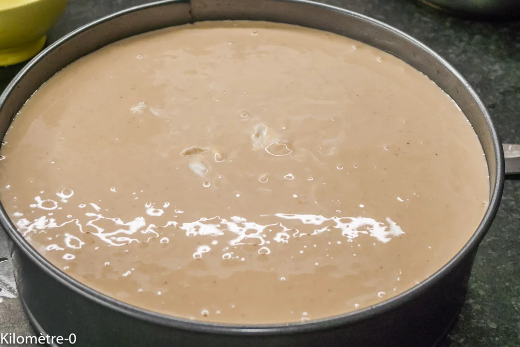 Cheesecake aux marrons et au chocolat - Étape 5
