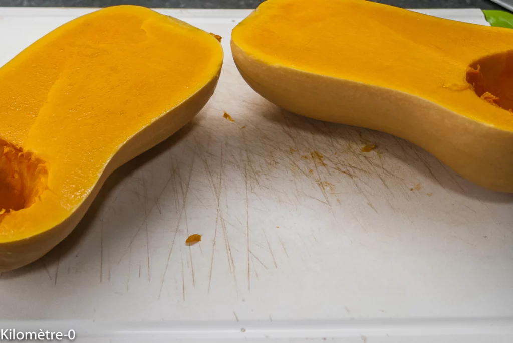 Wellington de courge butternut farcie aux marrons, noix et cranberries - Étape 3