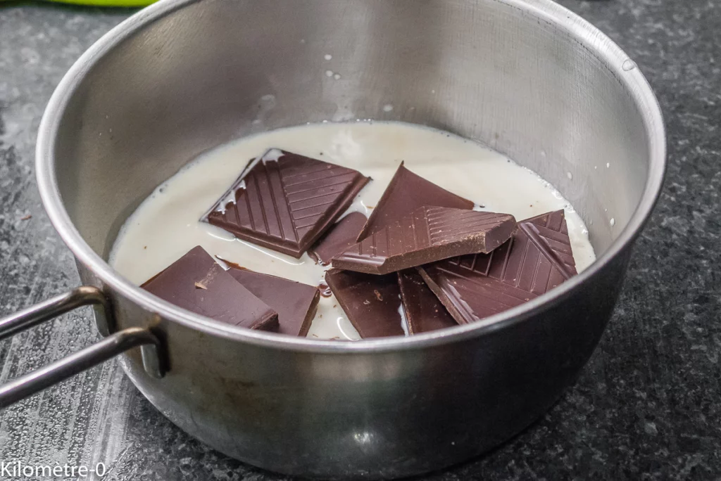 Cheesecake aux marrons et au chocolat - Étape 7