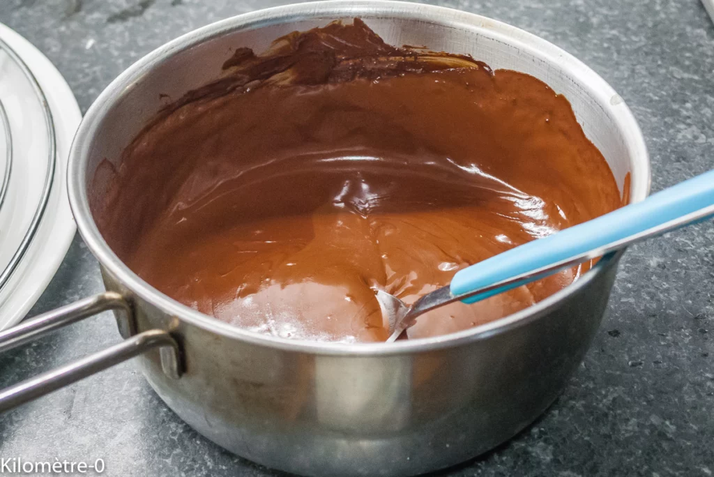 Cheesecake aux marrons et au chocolat - Étape 8