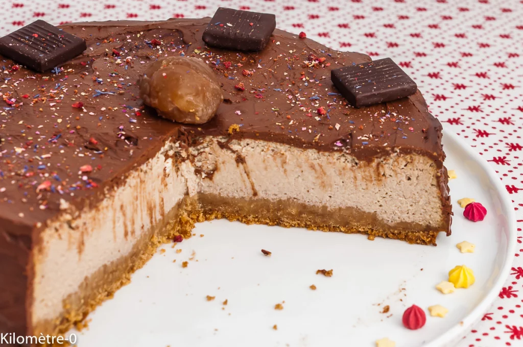 Cheesecake aux marrons et au chocolat - Étape 11
