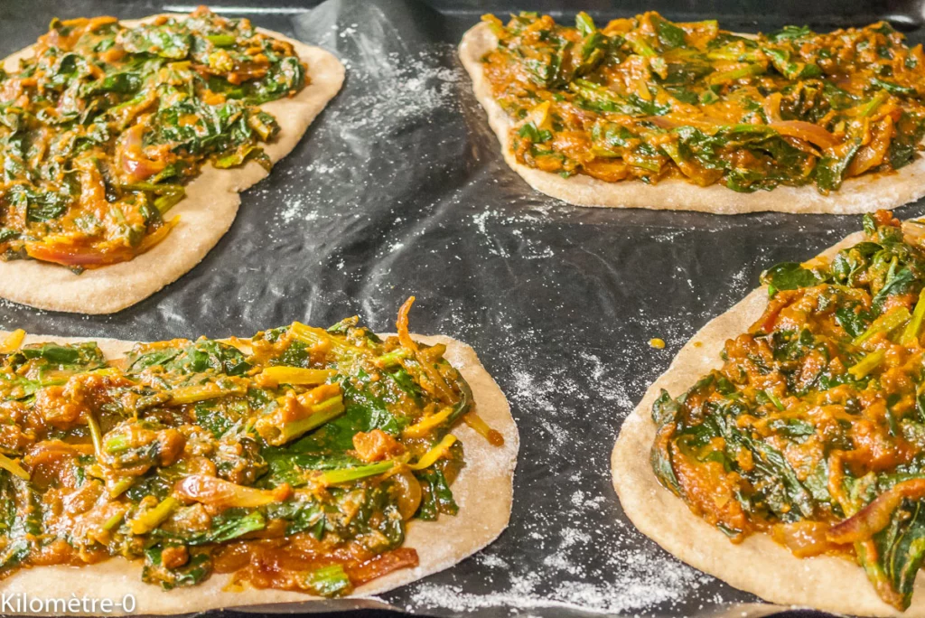 Palak paneer pizza naan - Étape 17