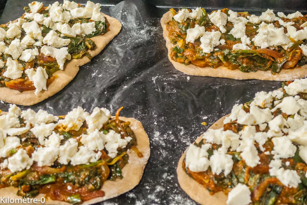 Palak paneer pizza naan - Étape 18