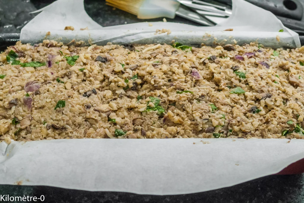 Terrine de champignons et de noix, sauce tomate - Étape 9