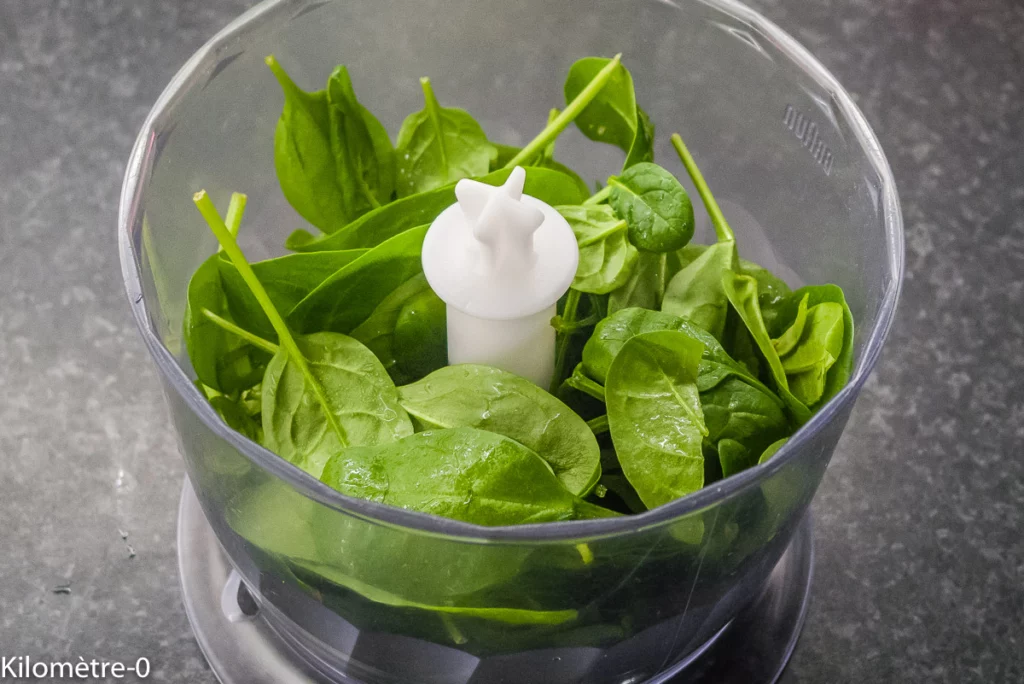 Bouchées de courge butternut, pesto aux noisettes - Étape 1