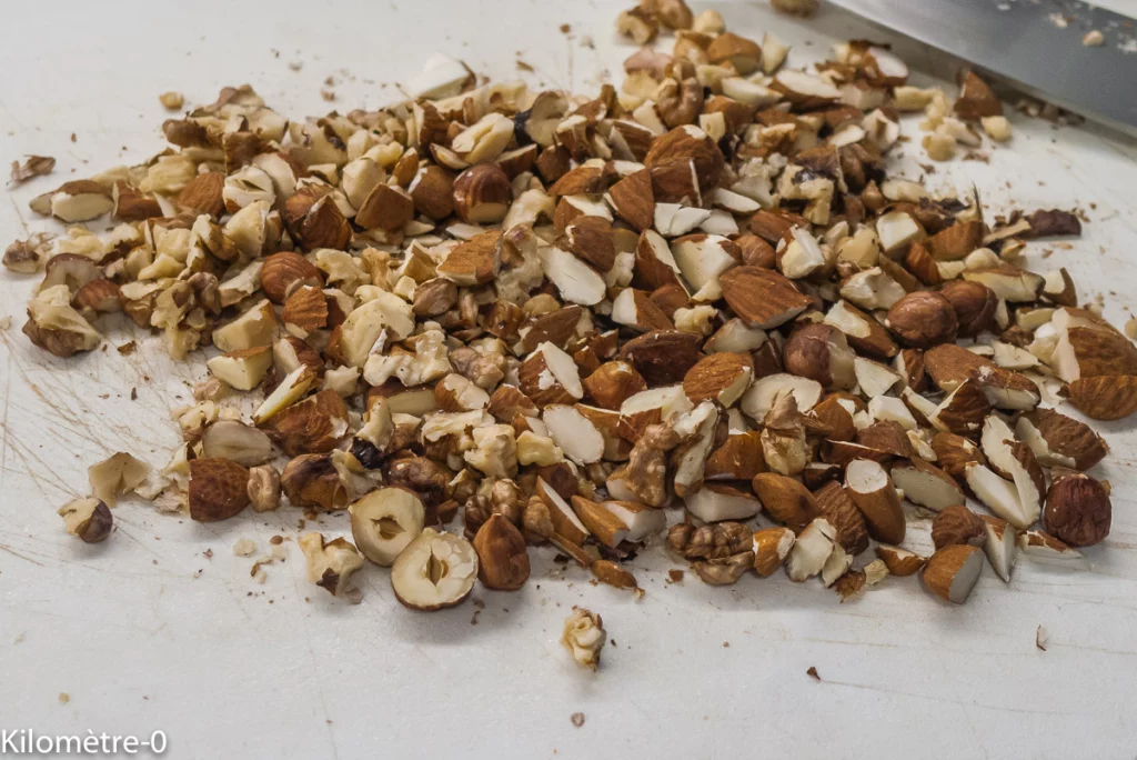 Gâteau du matin aux trois fruits secs - Étape 4