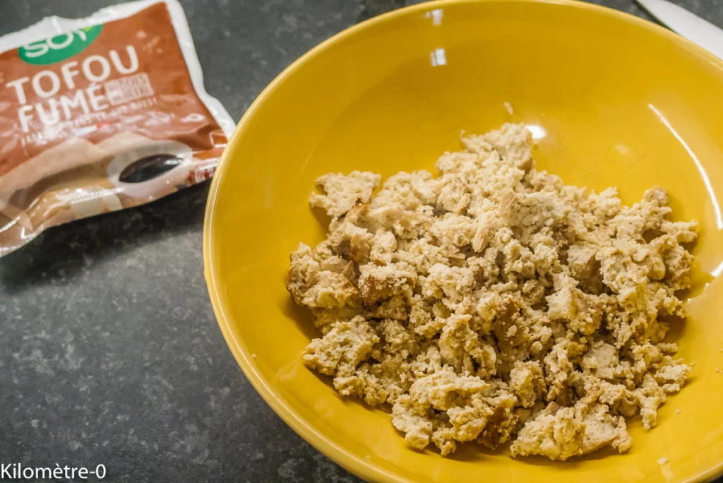 Rillettes marines sur blinis et pain de seigle (apéro vegan) - Étape 1