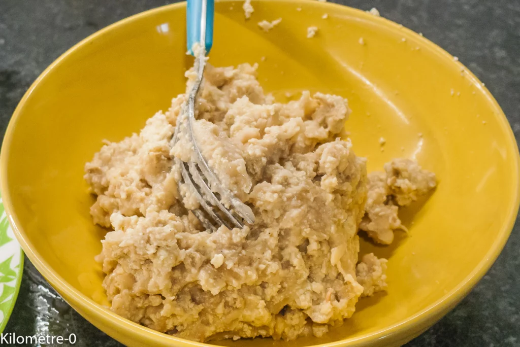 Rillettes marines sur blinis et pain de seigle (apéro vegan) - Étape 3