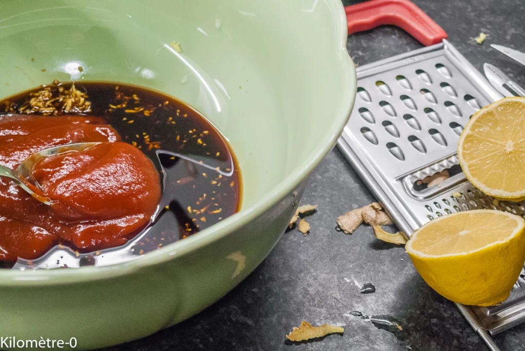 Poulet huli-huli riz coco - Étape 2