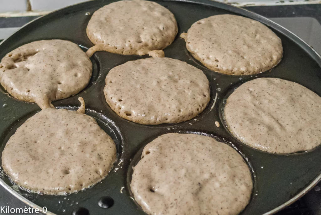Blinis d&rsquo;épeautre et sarrasin à la truite fumée - Étape 4