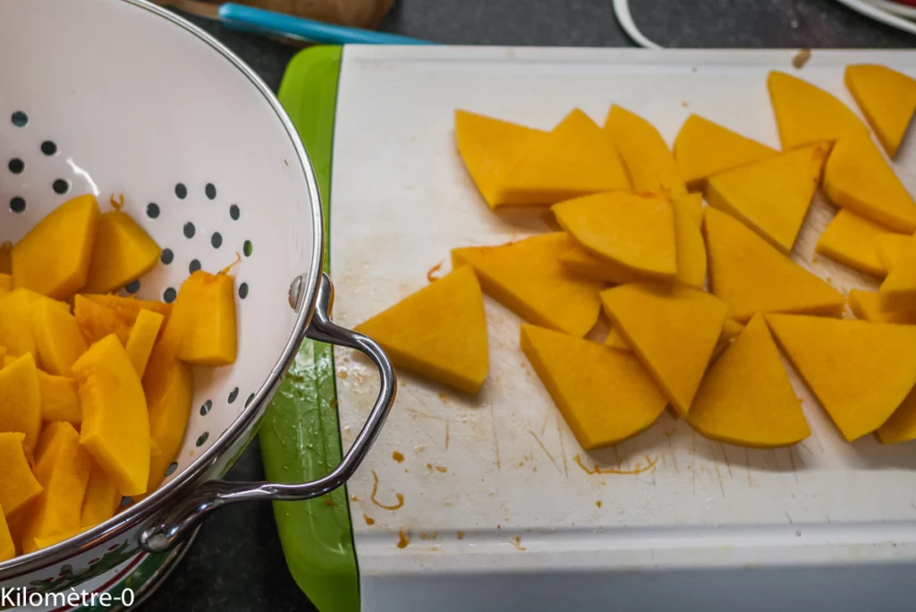 Bouchées de courge butternut, pesto aux noisettes - Étape 5