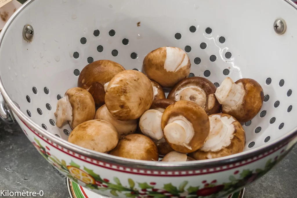 Champignons farcis aux rillettes marines (apéro vegan) - Étape 10