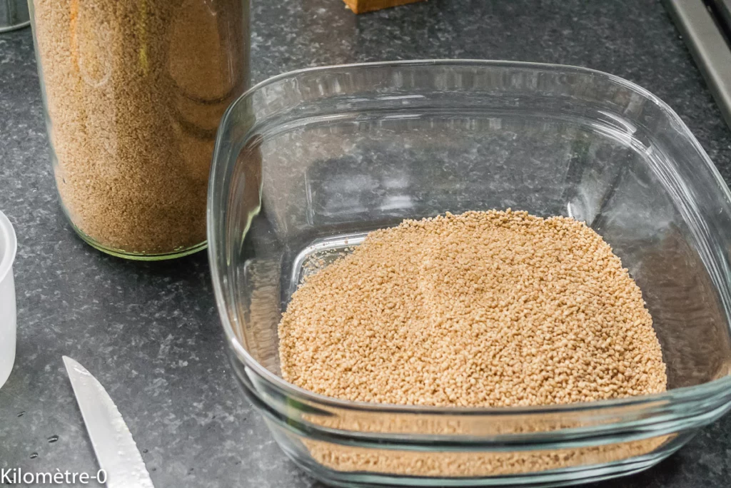 Taboulé aux agrumes et olives de Kalamata sans cuisson - Étape 1