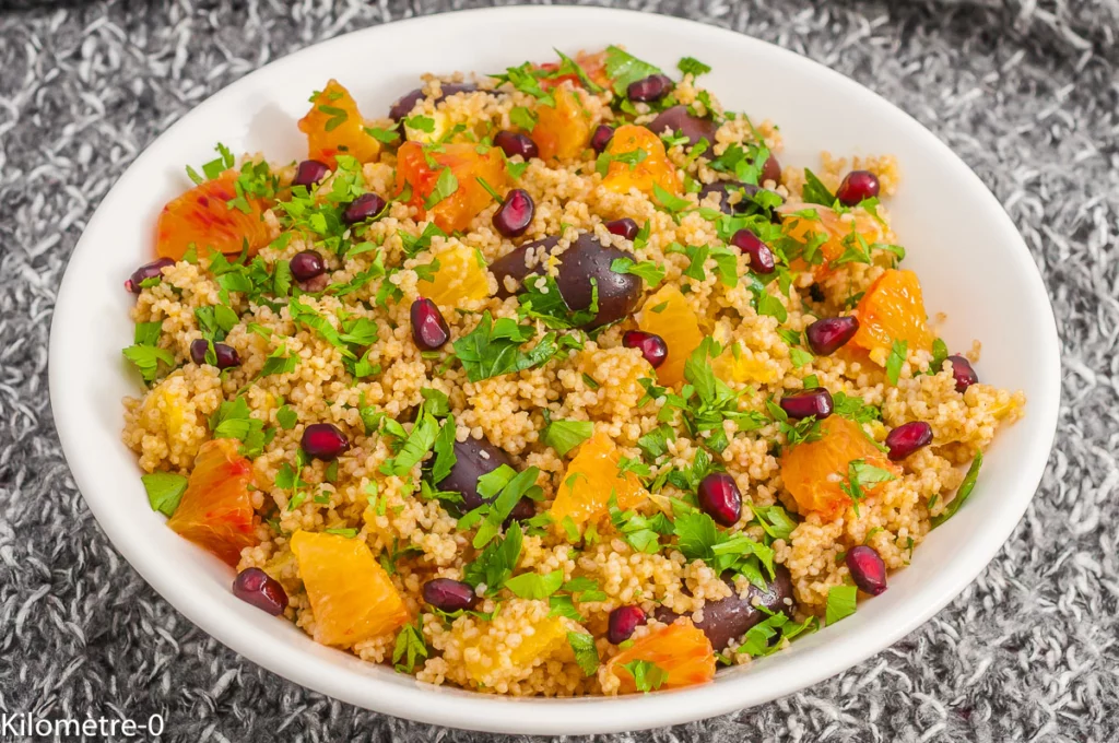 Taboulé aux agrumes et olives de Kalamata sans cuisson - Étape 6