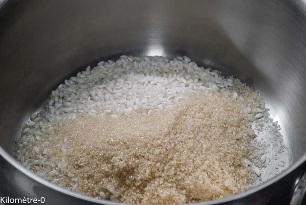 Gâteau de riz de Bologne (torta di riso) - Étape 1