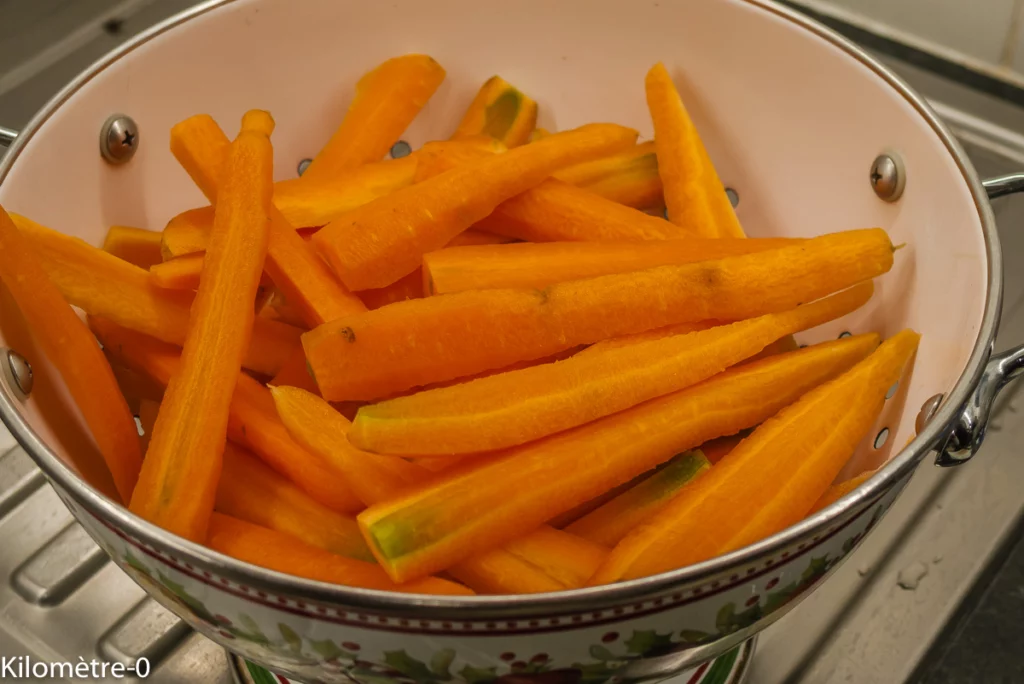 Pintade à la polenta et aux carottes - Étape 3