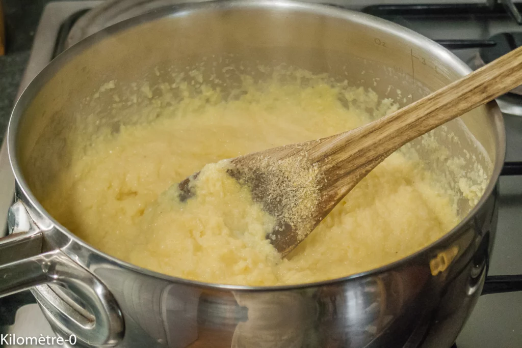 Pintade à la polenta et aux carottes - Étape 7