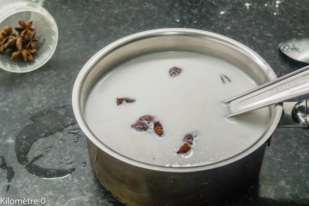 Bánh gan, flan vietnamien au lait de coco - Étape 2