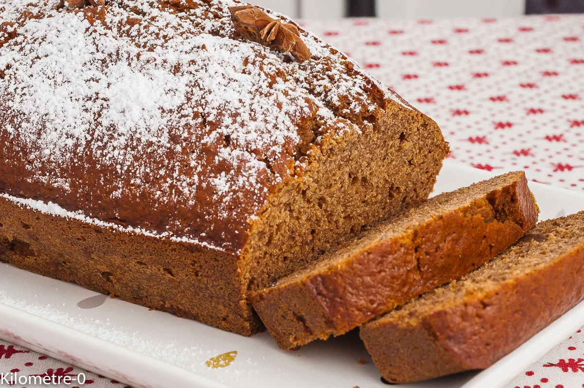 Photo de recette de pain d'épices, épices, agrumes, cake, gâteau, Noël, cédrat, facile, Kilomètre-0, blog de cuisine réalisée à partir de produits de saison et issus de circuits courts
