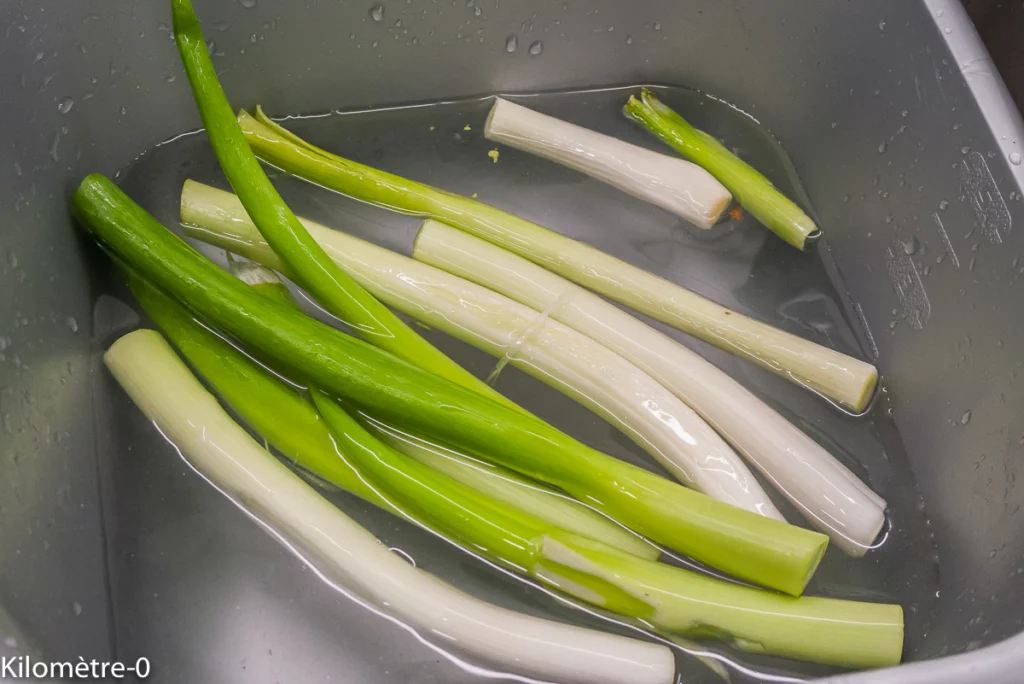 Omelette aux côtes de blettes, sauce soja - Étape 3
