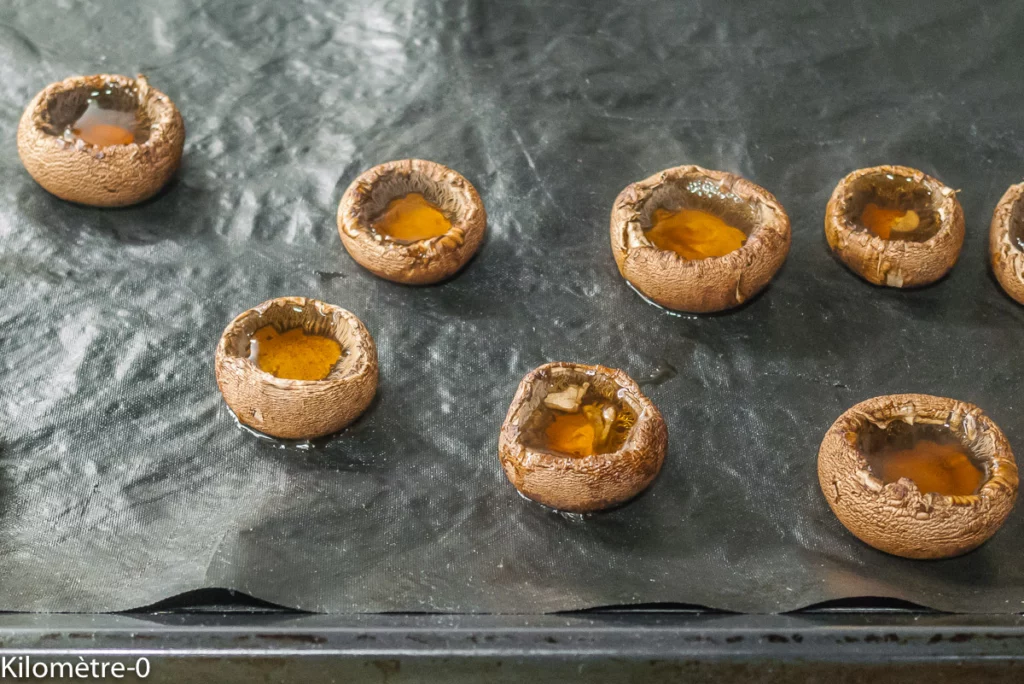 Champignons farcis - Étape 2