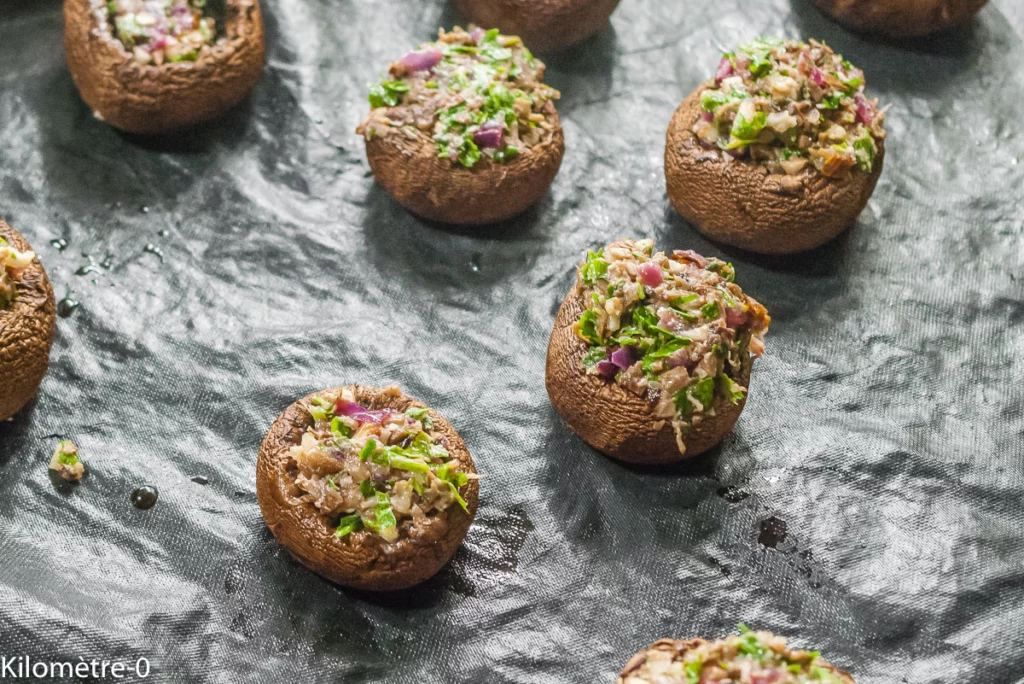 Champignons farcis - Étape 9