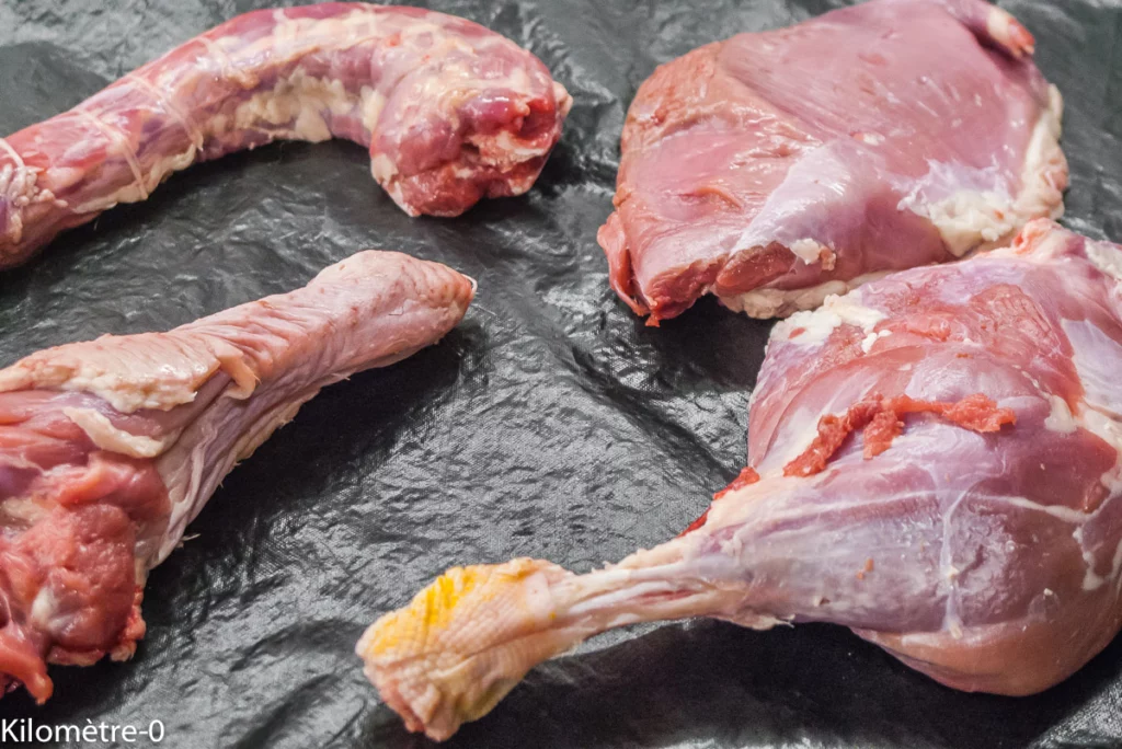 Canard au gratin de courges et endives - Étape 1