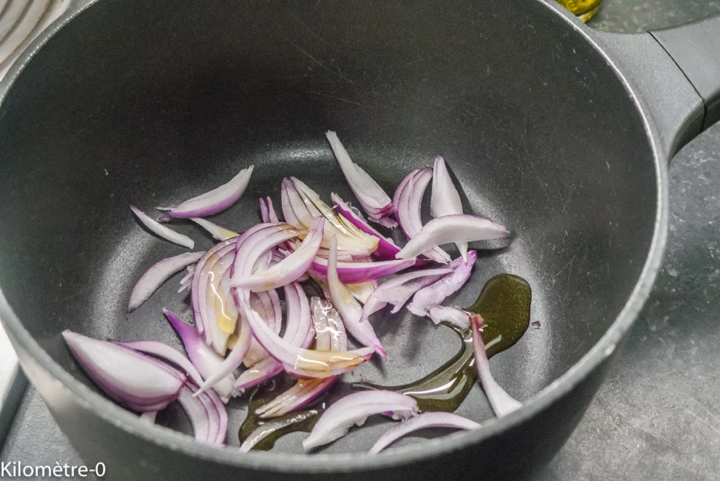 Crème de radis noirs aux oranges - Étape 2