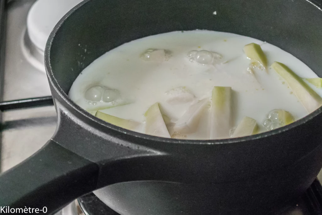 Crème de radis noirs aux oranges - Étape 5