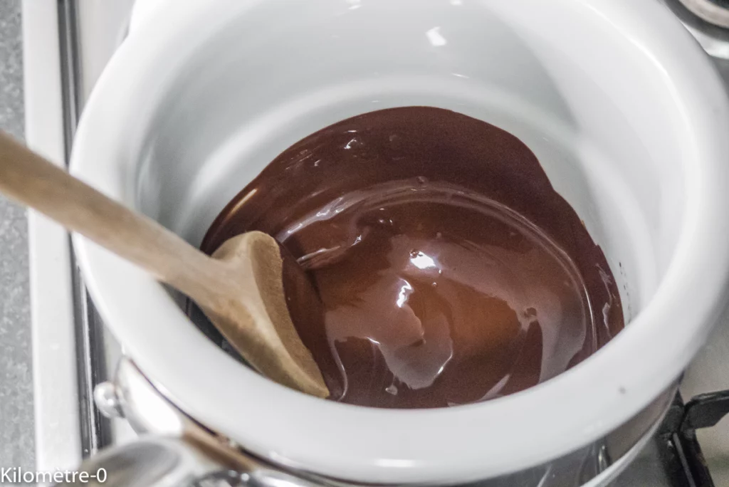 Fondant au chocolat et à la crème de marron - Étape 3