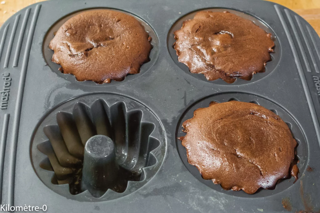 Fondant au chocolat et à la crème de marron - Étape 8