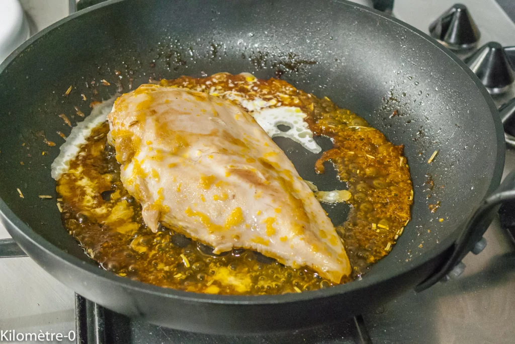 Poulet à l&rsquo;orange et à l&rsquo;érable (maple orange chicken) - Étape 15