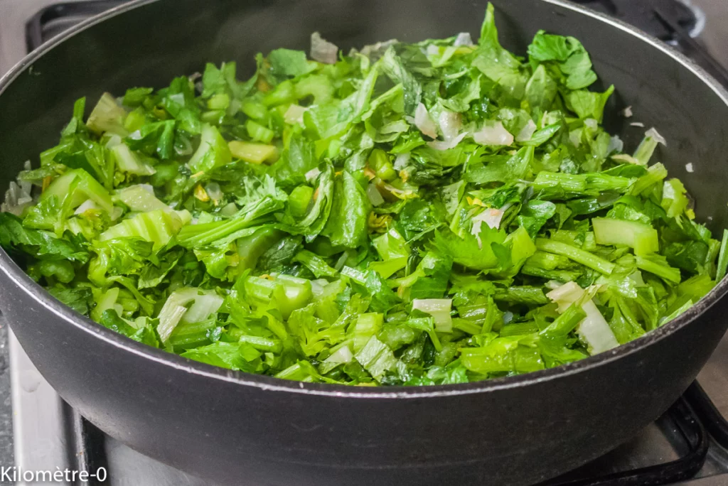 Céleri branche poêlé aux olives - Étape 5