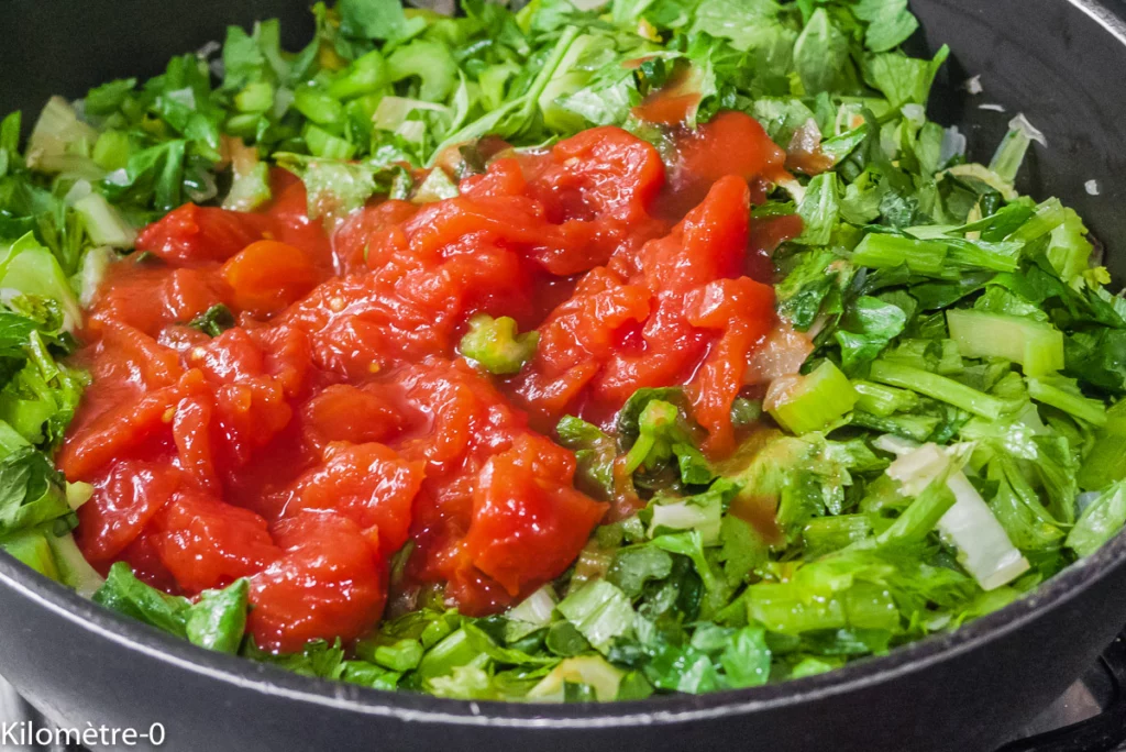 Céleri branche poêlé aux olives - Étape 6