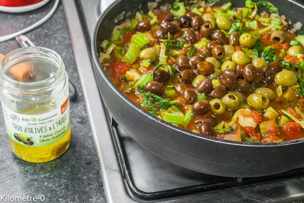 Céleri branche poêlé aux olives - Étape 9