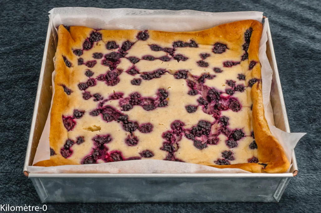 Cheesecake aux mûres - Étape 8