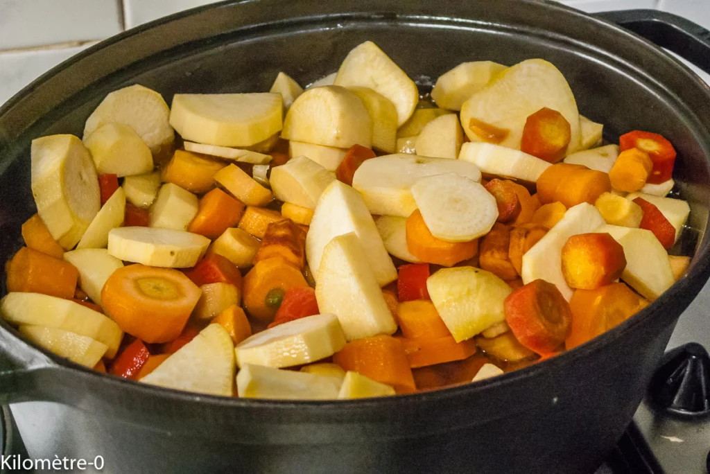 Bœuf carottes, navets à la bière - Étape 11